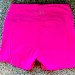 L FLEO pink shorts